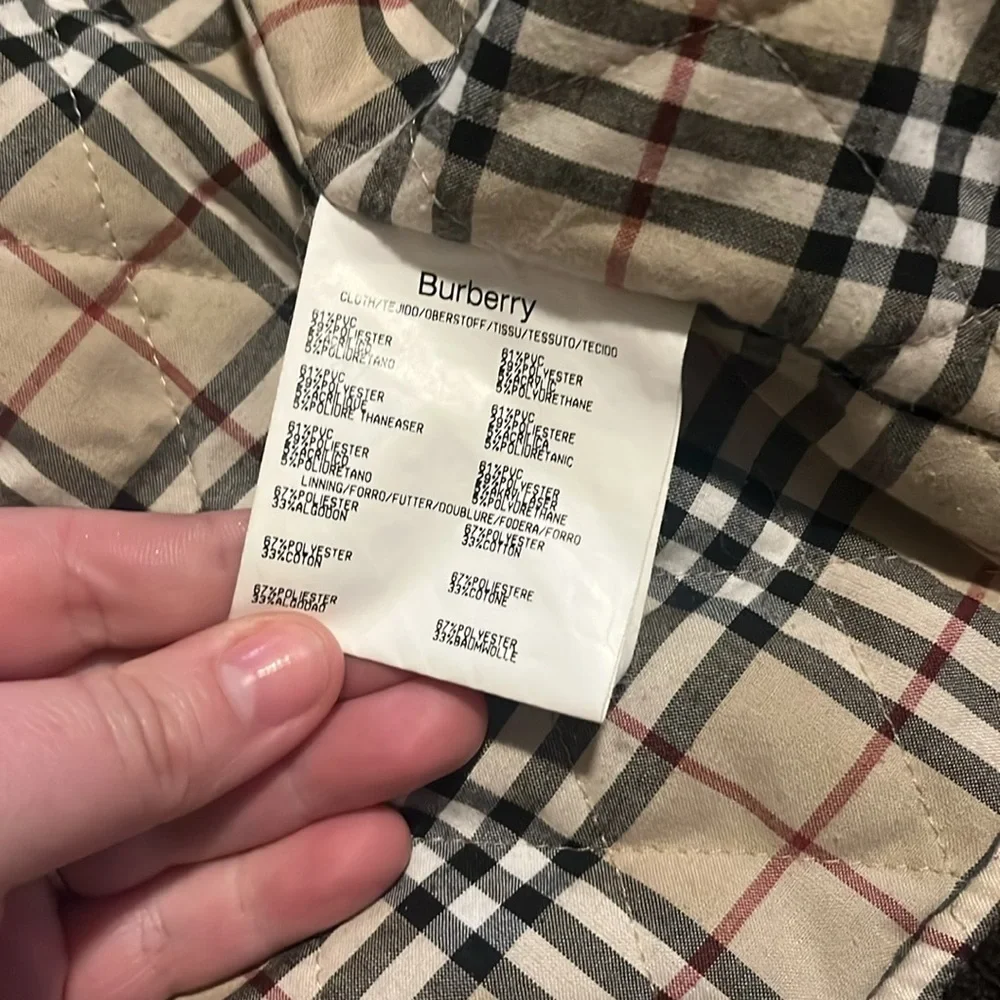 Vintage Burberry Leather Bomber Jacket - Picture 9 of 9
